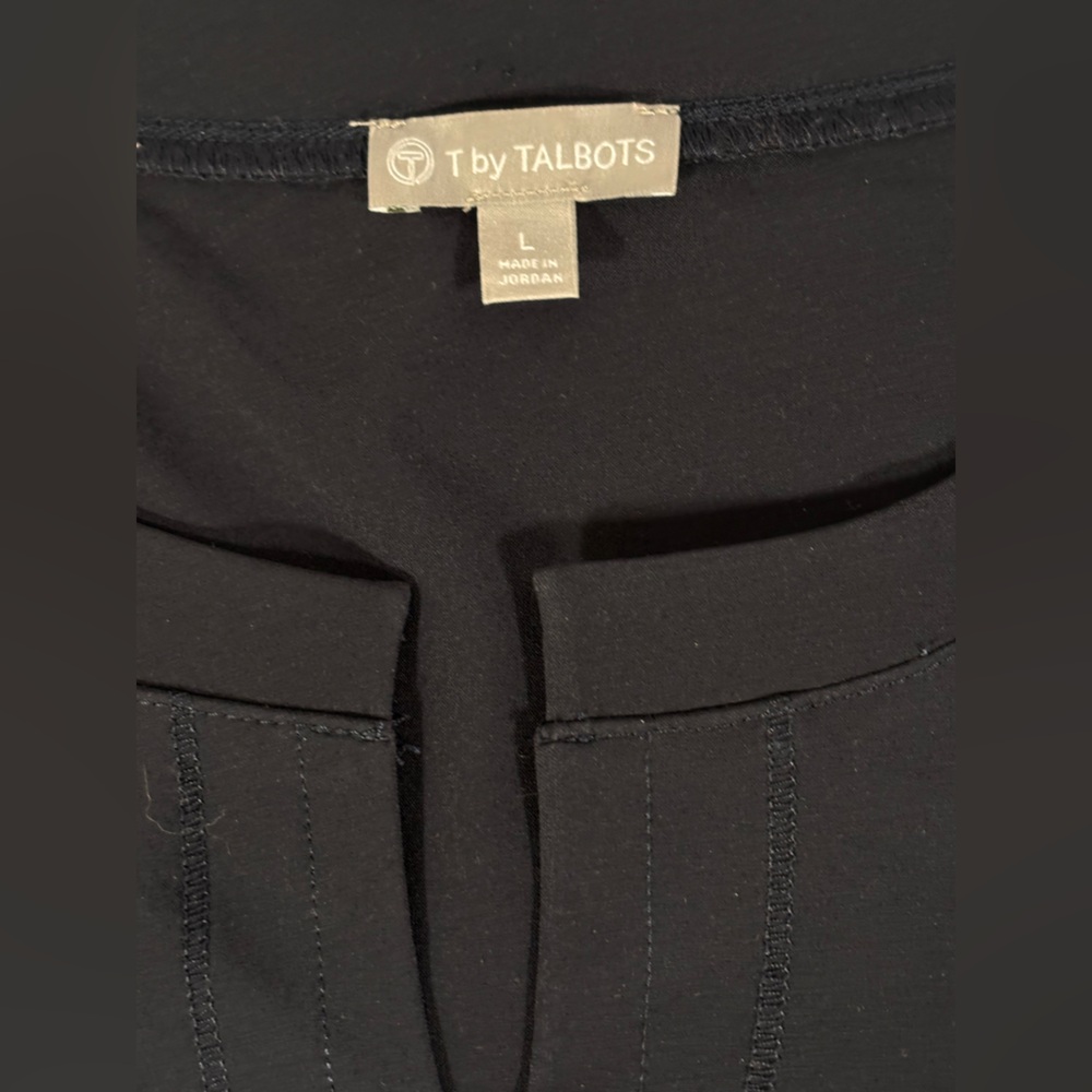 Talbots Navy Lightweight Stretch Split Neck Athle… - image 7